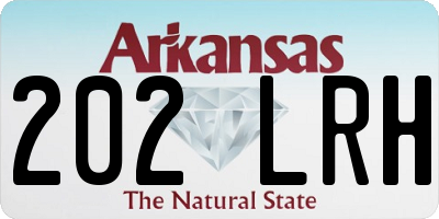 AR license plate 202LRH