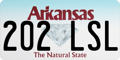 AR license plate 202LSL