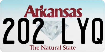AR license plate 202LYQ
