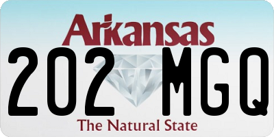 AR license plate 202MGQ