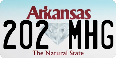 AR license plate 202MHG