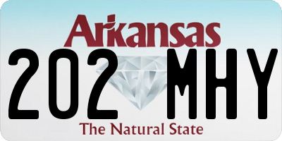 AR license plate 202MHY