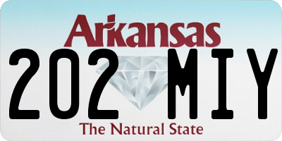 AR license plate 202MIY
