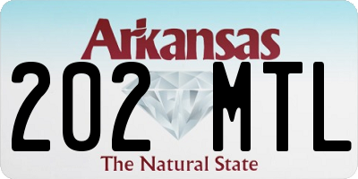 AR license plate 202MTL