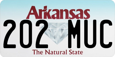 AR license plate 202MUC
