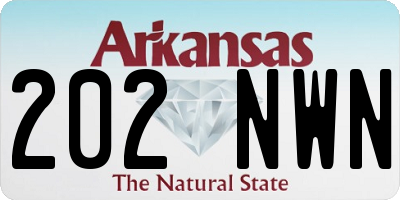 AR license plate 202NWN
