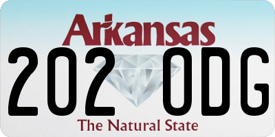 AR license plate 202ODG
