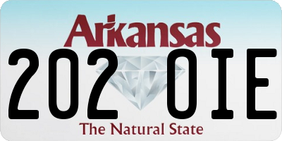 AR license plate 202OIE