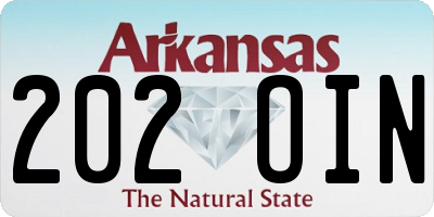 AR license plate 202OIN