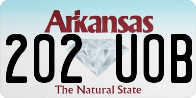 AR license plate 202UOB