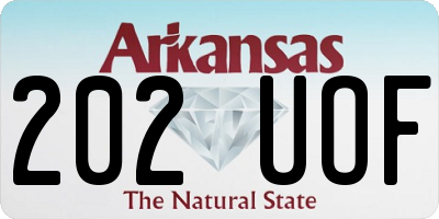 AR license plate 202UOF