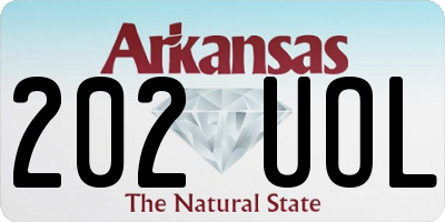 AR license plate 202UOL