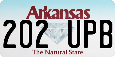 AR license plate 202UPB