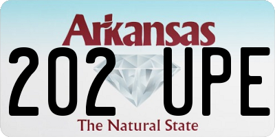 AR license plate 202UPE