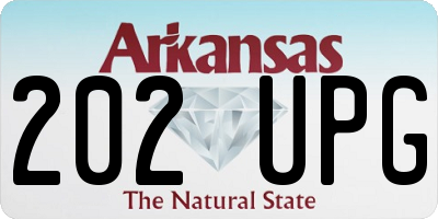 AR license plate 202UPG