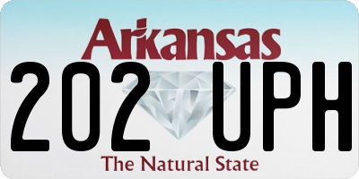 AR license plate 202UPH