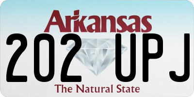 AR license plate 202UPJ