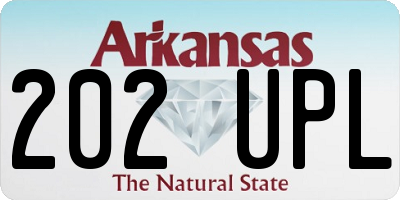 AR license plate 202UPL