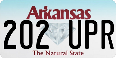 AR license plate 202UPR