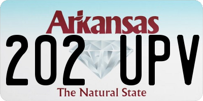 AR license plate 202UPV