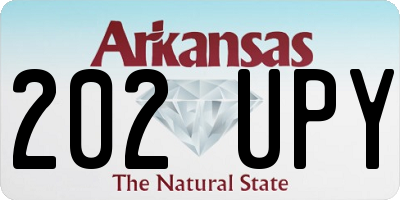 AR license plate 202UPY