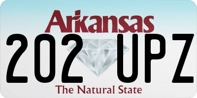 AR license plate 202UPZ