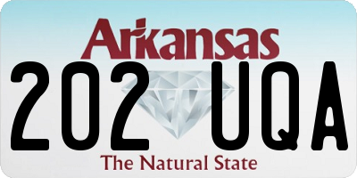 AR license plate 202UQA