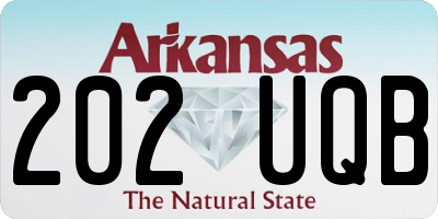 AR license plate 202UQB