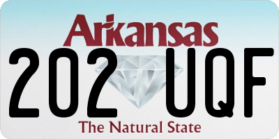 AR license plate 202UQF
