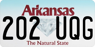 AR license plate 202UQG