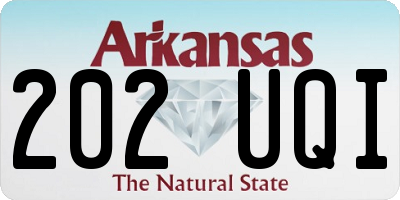 AR license plate 202UQI