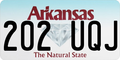 AR license plate 202UQJ
