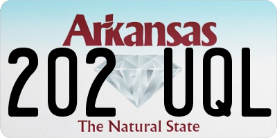 AR license plate 202UQL