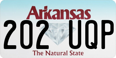 AR license plate 202UQP
