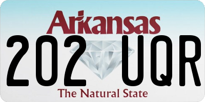 AR license plate 202UQR
