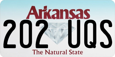 AR license plate 202UQS