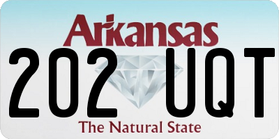 AR license plate 202UQT