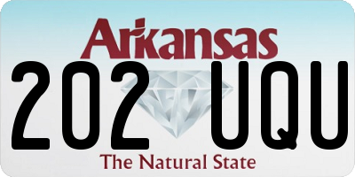AR license plate 202UQU