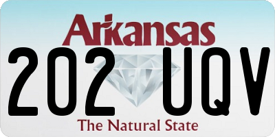 AR license plate 202UQV