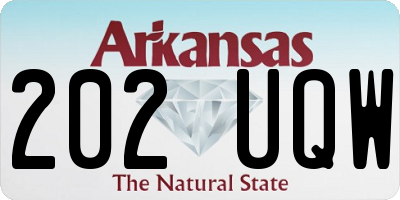AR license plate 202UQW