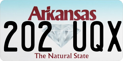 AR license plate 202UQX