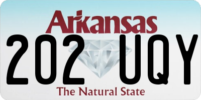 AR license plate 202UQY