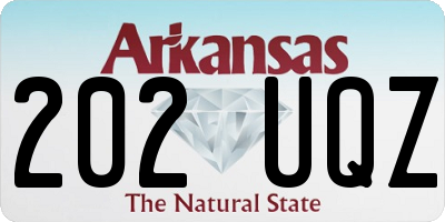 AR license plate 202UQZ