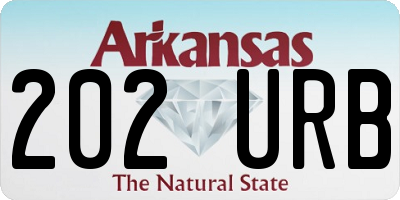AR license plate 202URB