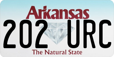 AR license plate 202URC