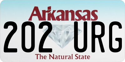 AR license plate 202URG