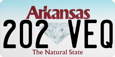 AR license plate 202VEQ
