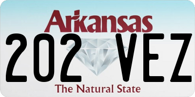 AR license plate 202VEZ
