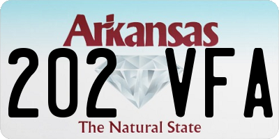 AR license plate 202VFA