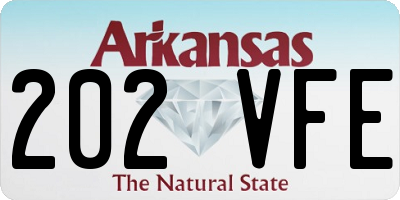 AR license plate 202VFE